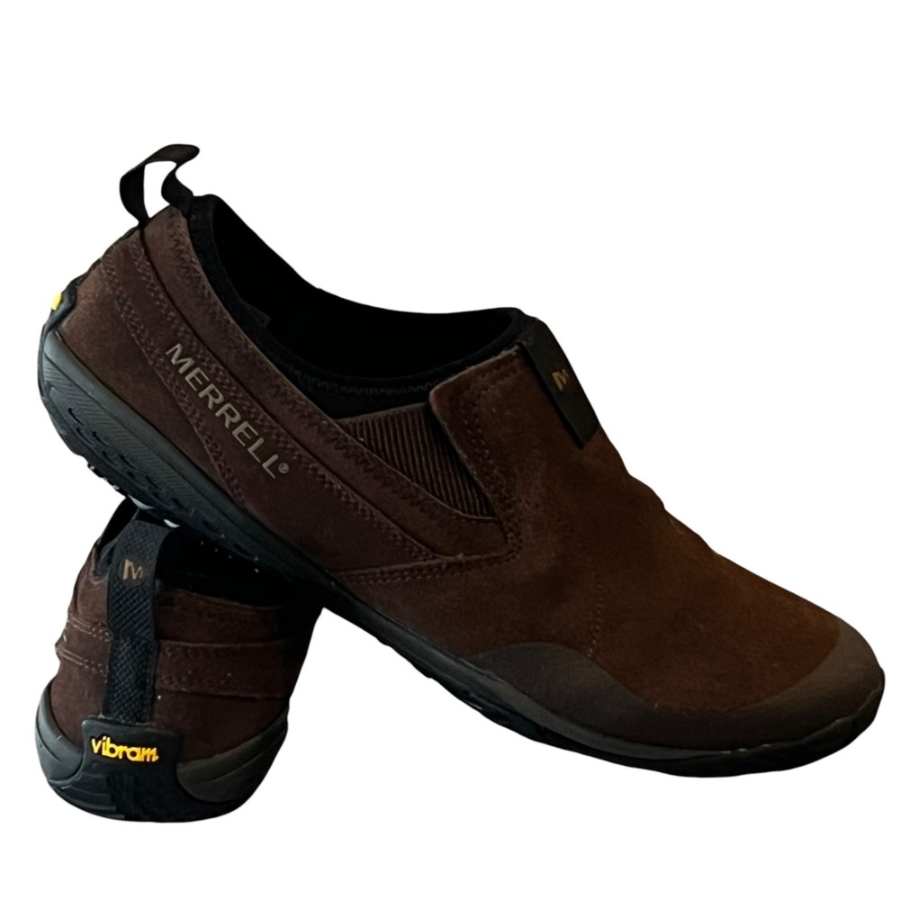 Merrell Barefoot Slant Glove Shoes Mens 9.5 Bracken Brown Vibram 998016